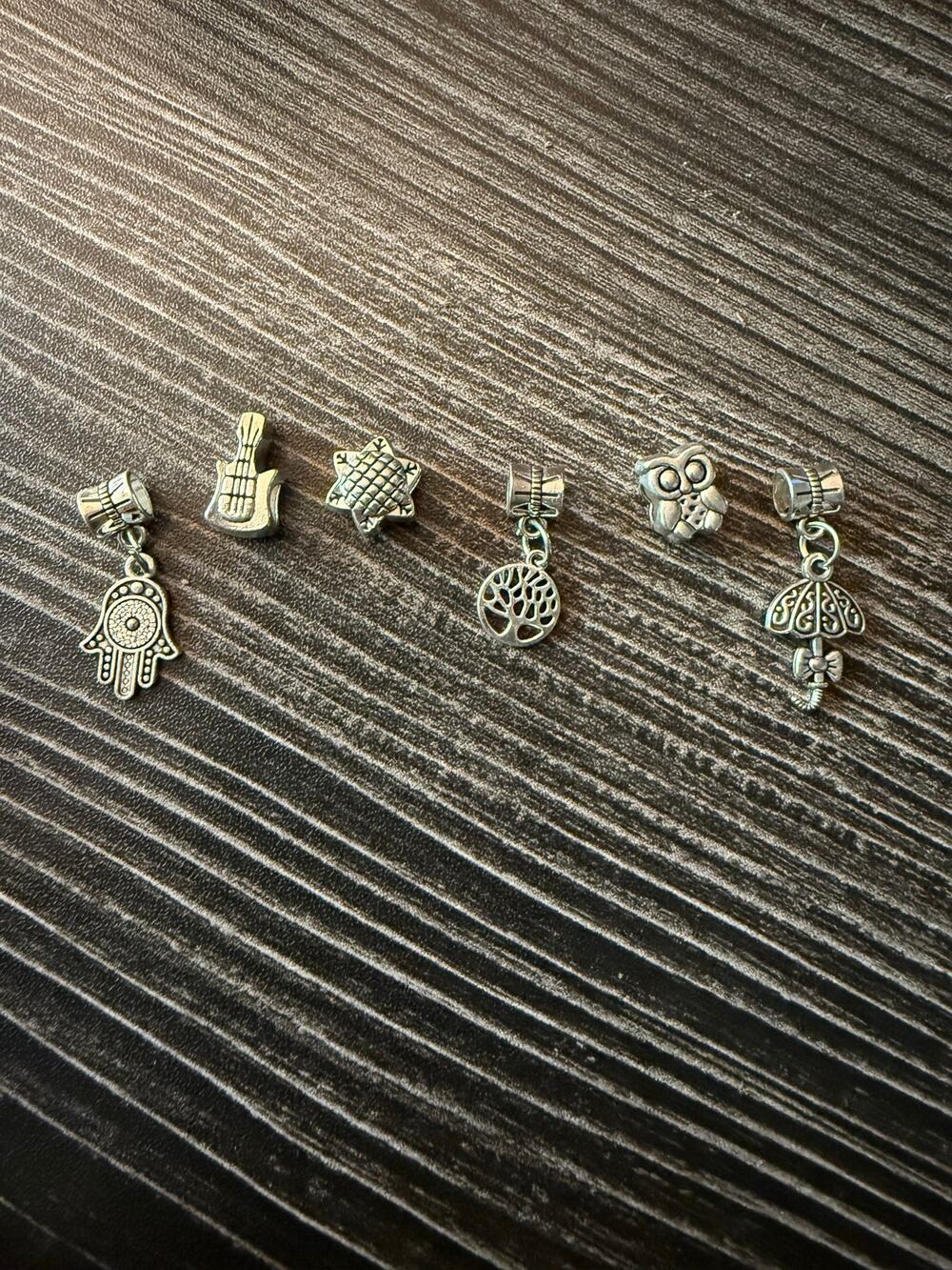 Bohemian Weather Flower Music Animal Tree of Life Charms Bundle (6)